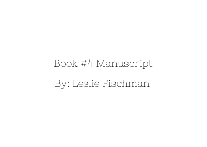 Book #4 by Leslie&nbsp;Fischman