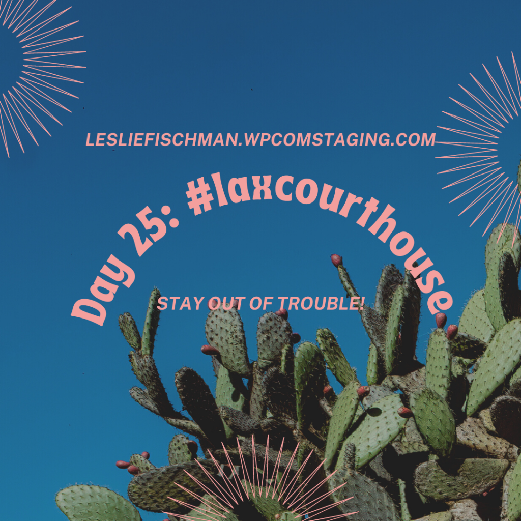 Day 25: #laxcourthouse …