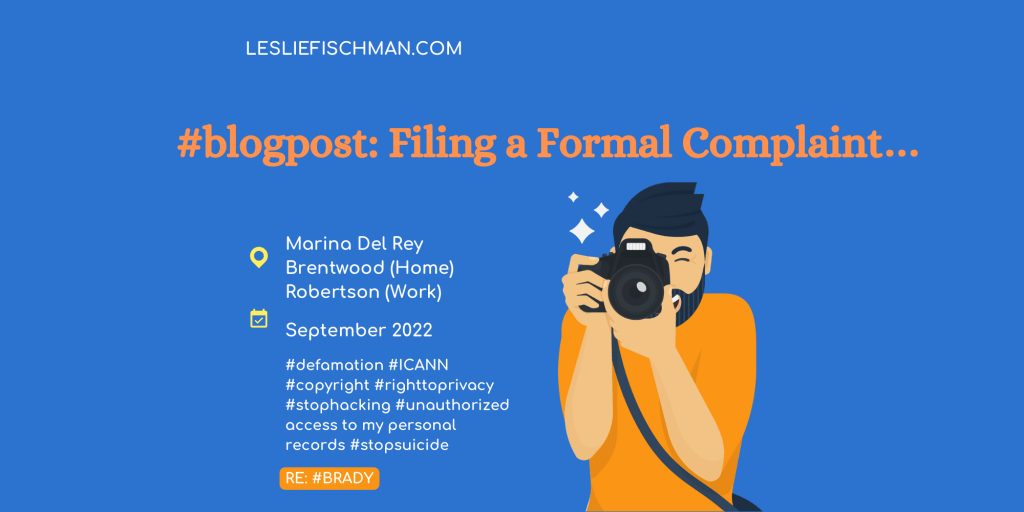 Filing a Formal Complaint …