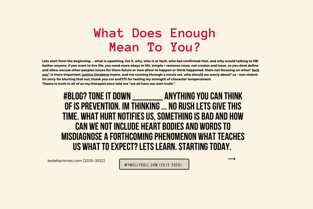 What Does #Enough Mean to&nbsp;You?