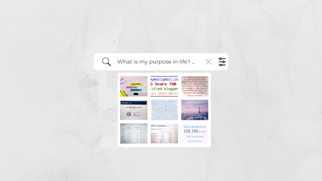 Whats my purpose in life? …