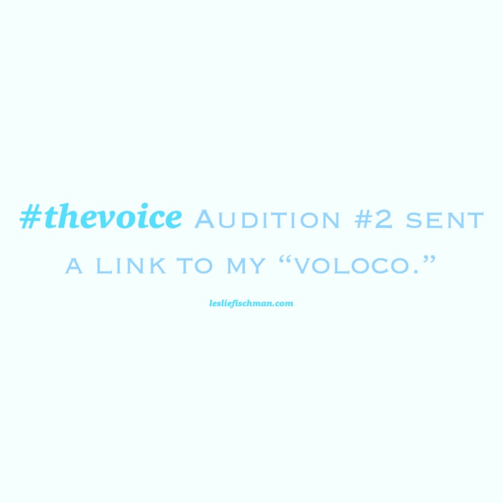 #thevoice Audition #2 …