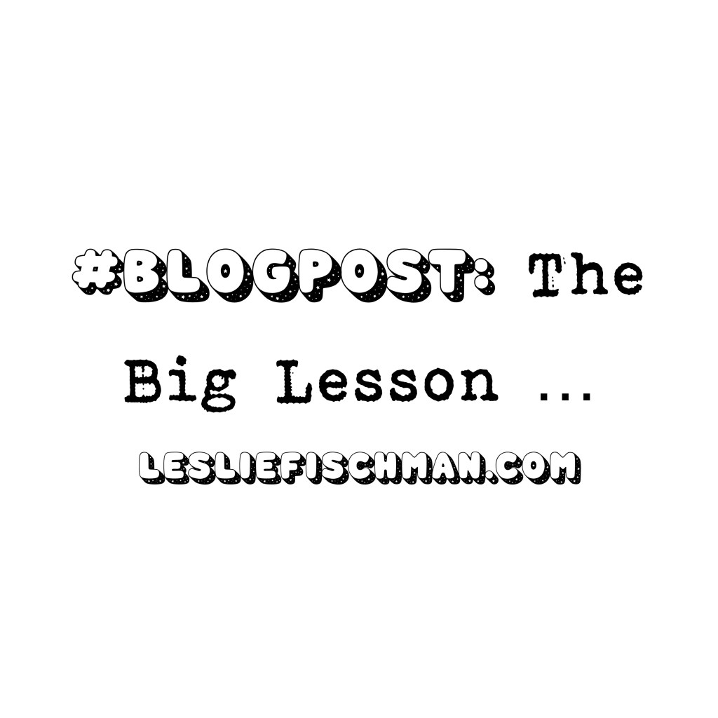 Chapter 6: The Big Lesson&nbsp;…