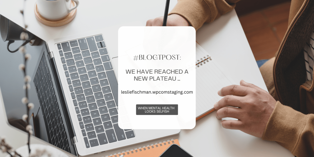 We Have Reached a New Plateau&nbsp;…