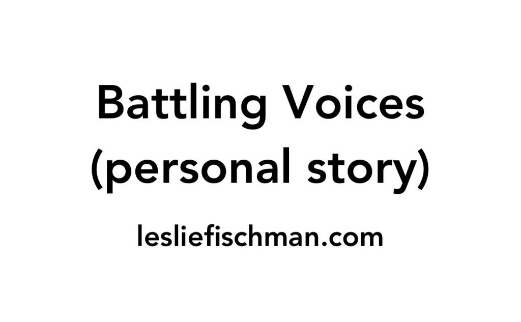 Today I told Voices “Stop” Method (1): Speak out loud&nbsp;….