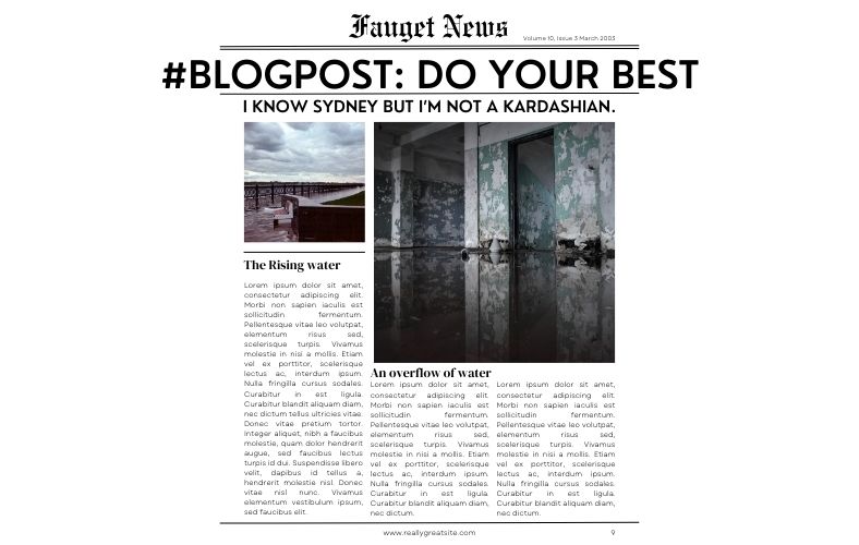 Do Your Best&nbsp;….